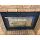 The Nightwell Fireplace Door in matte black for prefab fireplaces - March 2018 customer installation!