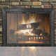 Savannah Fireplace Door in Textured Black