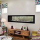 White Mountain Hearth Boulevard 60" Ventless See-through Gas Fireplace Insalled