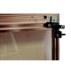 fireplace door mounting bracket - door shown in anodized Vintage Copper