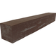 84 Inch Aged Pecan Faux Wood Fireplace Mantel Shelf