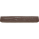 84" Aged Pecan Faux Wood Fireplace Mantel Shelf, 4 image