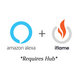 Amazon Alexa Compatible (Require Sold Separate Hub)