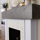 84 Inch Burnished Honey Dew Faux Wood Fireplace Mantel Shelf, 4 image