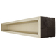 84 Inch Hickory Faux Wood Fireplace Mantel Shelf, 3 image