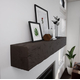 84 Inch Hickory Faux Wood Fireplace Mantel Shelf, 4 image