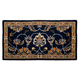 Rectangular Blue Hearth Rug 56" Long x 28" Wide HR4025