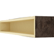 84 Inch mahogany Faux Wood Fireplace Mantel Shelf, 4 image