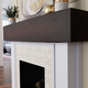 84 Inch mahogany Faux Wood Fireplace Mantel Shelf, 5 image
