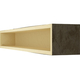 84 Inch Natural Ash Faux Wood Fireplace Mantel Shelf, 3 image