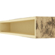 84 Inch Natural Golden Oak Faux Wood Fireplace Mantel Shelf, 3 image