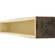 84 Inch Premium Walnut Faux Wood Fireplace Mantel Shelf, 3 image