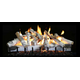 Grand Canyon 42" Quaking Aspen See Through Log Set