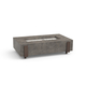 American Fyre Designs 60” Iron Saddle Fire Table Chat Height FyreStarter Bluetooth | 580-11-H7C in Dark Basalt