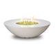 American Fyre Designs 60” Calais Oval Fire Table Chat Height FyreStarter Bluetooth | 759-11-H4C