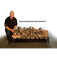 Grand Canyon Arizona Weathered Oak Vented Jumbo Log Set Comparison with Human
