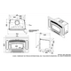 Osburn Matrix 1900 Wood Insert with Blower and Surround Specification