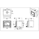 Osburn 3500 Wood Insert with Heat Activated Variable Specifications 1