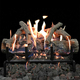 Grand Canyon 18" Lava Front View Vented Burner Set