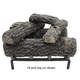 18 inch Classic Oak Gas Log Set