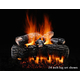 Hargrove Blazing Pecan Vented Gas Log Set With System-4 Burner Set
