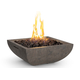 American Fyre Designs 30" Bordeaux Petite Square Fire Bowl Manual Flame Sensing | 431-11-M6C