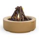 American Fyre Designs 48" Louvre Round Fire Pit Manual Flame Sensing | 686-11-M6C