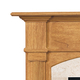 Arched Wilson II Fireplace Mantel Corner Detail