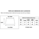Birch Timbers Fireplace Dimension Specification