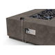 American Fyre Designs 60” Cosmopolitan Square Fire Table Dining Height FyreStarter Bluetooth | 642-11-H6C USB Plugged