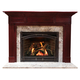 Lexington Fireplace Mantel Surround Shown here in Cherry with Cordovan finish