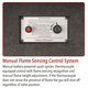 American Fyre Designs 40" Marseille Fire Bowl Manual Flame Sensing | 752-11-M6C Description