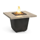 American Fyre Designs 36" Reclaimed Wood Cosmopolitan Square Fire Table Chat Height FyreStarter Bluetooth | 640-BA-H2C