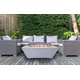 Olympus Square GFRC Fire Pit Table in Use