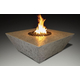Olympus Square GFRC Fire Pit Table in White