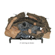 21 inch Rustic Timbers Gas Log Set