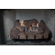 Everwarm Palmetto Oak with Vent Free Burner Gas Log Set