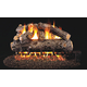 Real Fyre Rustic Oak Designer Plus Vented Log Set with G4 Burner Kit