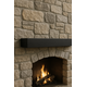 Powder Coat Steel Mantel Shelf By Design Specialties beautifully angled