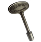 Pewter gas valve key