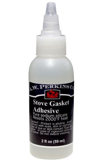 A.W Perkins 131 Black Self-adhesive Wood Stove Window Gasket 1/8" x 13/16 Inch 